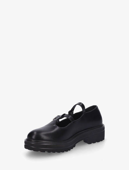 Derbies ajourés à boucles - Noir - 3