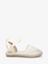 Espadrilles avec liens à nouer - Beige - 5