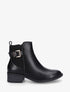 Bottines élastiquées et sanglées - Noir - 5