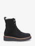 Bottines montantes en suédine - Noir - 1