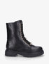 Bottines montantes à empiècement bijoux - Noir - 1