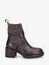 Bottines style chaussettes nacrées - Bronze - 1