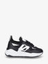 Baskets style chaussettes en simili - Noir - 5