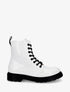Bottines vernies et montantes à lacets - Blanc - 1