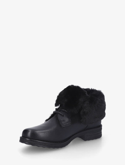 Bottines fourrées à revers - Noir - 3