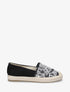 Espadrilles plates en suédine et dentelle - Noir - 1