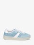 Sneakers en toile à semelle plate - Bleu - 1