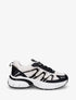 Baskets en simili et mesh - Noir - 5