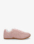 Sneakers plates unies effet nubuck - Rose - 5
