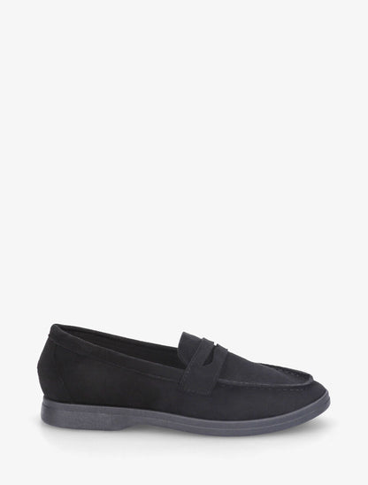 Mocassins en suédine - Noir - 1