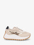 Sneakers compensées à détail imprimé léopard - Taupe - 5