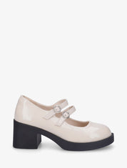 Babies en simili à double brides - Beige - 1