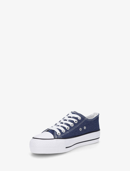 Baskets en toile - Bleu denim - 3