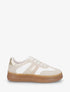 Sneakers à semelle épaisse - Beige - 5
