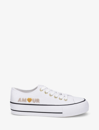 Tennis basse amour - Blanc - 5
