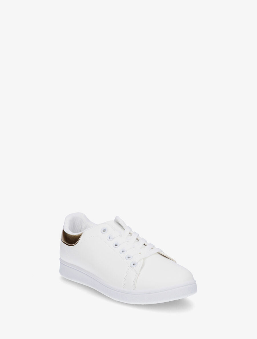 Sneakers classiques en simili - Or - 2