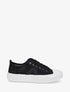 Sneakers unies en toile - Noir - 1
