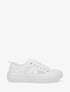 Sneakers unies en toile - Blanc - 1