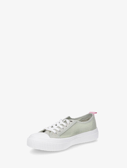 Sneakers unies en toile - Kaki - 3