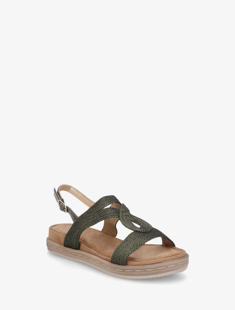 Nu-pieds style corde - Kaki - 2