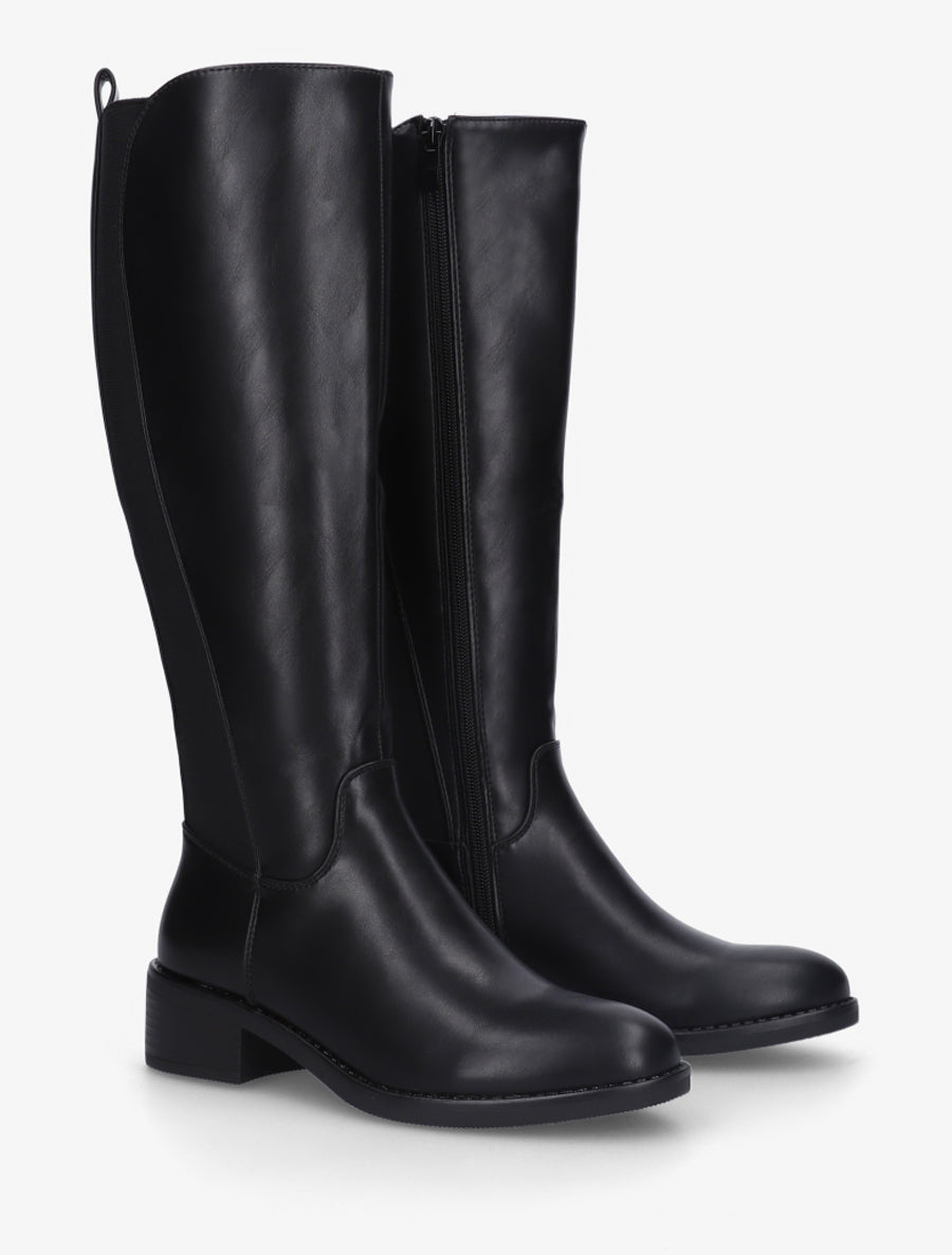 Bottes classiques élastiquées - Noir - 4