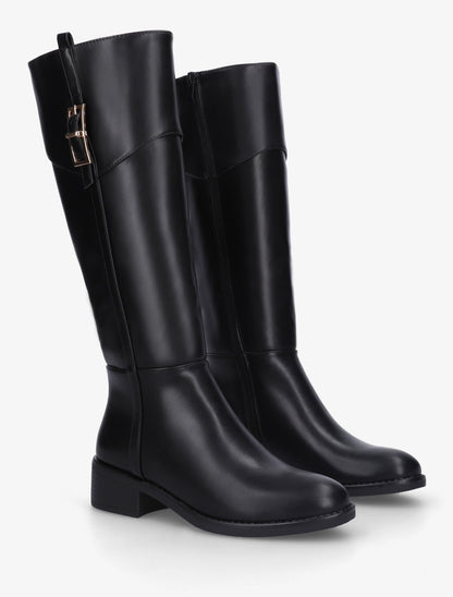 Bottes classiques en simili - Noir - 4