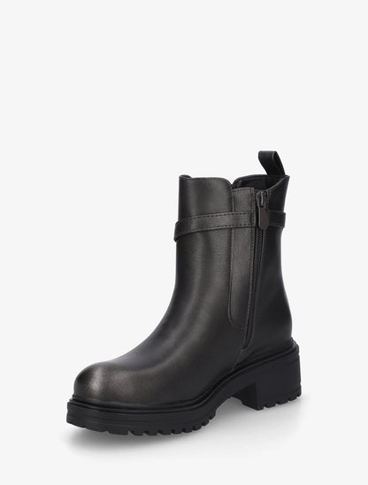 Bottines élastiquées à empiècement métallique - Anthracite - 3