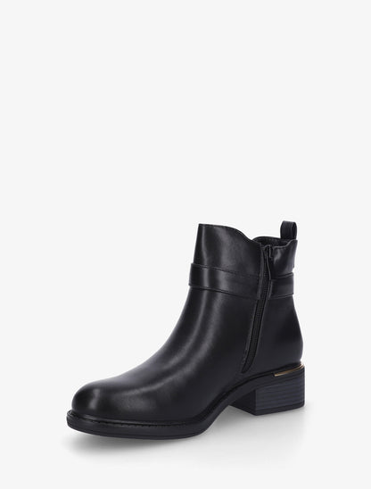 Bottines élastiquées à boucle ronde - Noir - 3