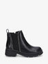 Bottines à cheville ornée de strass - Noir - 1