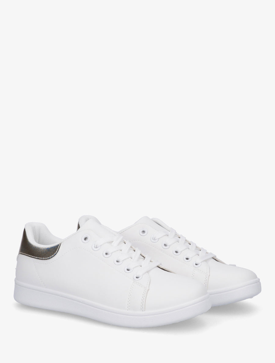 Baskets classiques en simili - Or - 4