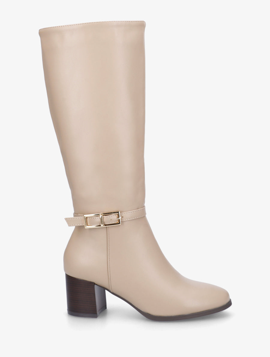 Bottes classiques à boucle - Beige - 1