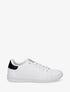 Sneakers basiques en simili - Noir/blanc - 1