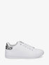 Sneakers basiques en simili - Beige - 1