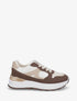 Sneakers en simili stylisés - Marron - 1