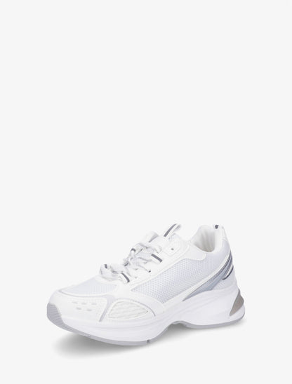 Baskets en tissu et simili - Blanc - 3