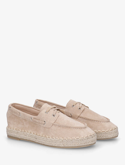 Espadrilles en suédine - Taupe - 4