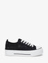 Sneakers à plateforme et sequins - Noir - 5