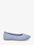 Ballerines basiques en tissu - Bleu clair - 1