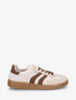 Sneakers en tissu côtelé - Beige - 1