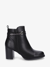 Bottines classiques en simili - Noir - 1
