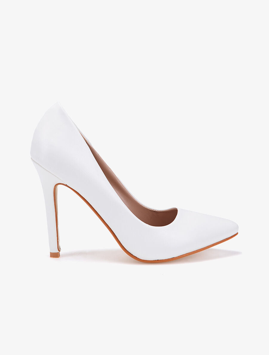 Escarpins mates - blanc - 5