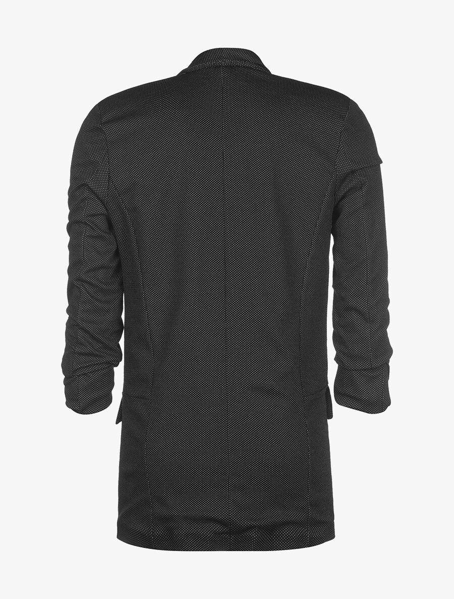 Veste longue loose - noir - 2