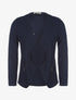 Veste ouverte asymétrique - marine - 1