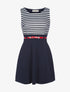Robe buste marinière - marine - 3