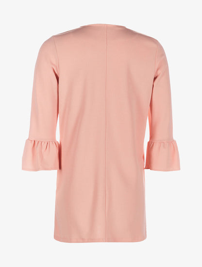 Veste ouverte manches à volants - rose - 2