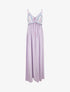 Robe longue à buste crochet - Lilas - 1