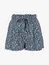 Short à imprimé petites fleurs - Marine - 5