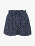 Short à imprimé moucheté - Marine - 1