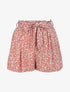 Short à imprimé fleuri - Rouge - 5