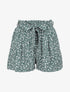 Short à imprimé fleuri - Vert - 1